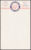 Vintage note sheet MISSOURI PORTLAND CEMENT COMPANY St Louis KC Memphis n-mint+