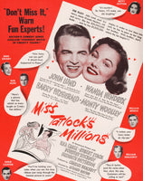 Vintage magazine ad MISS TATLOCKS MILLIONS movie 1948 John Lund Wanda Hendrix