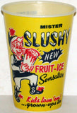 Vintage paper cup MISTER SLUSHY Fruit Ice elf pictured new old stock n-mint+