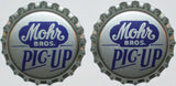 Soda pop bottle caps Lot of 25 MOHR BROS PIC UP plastic lined new old stock