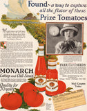 Vintage magazine ad MONARCH CATSUP and CHILI SAUCE from 1926 Prize Tomatoes pictured