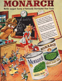 Vintage magazine ad MONARCH Foods from 1949 Reid Murdoch Luke The Lion teacher