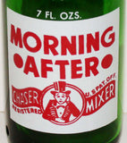 Vintage soda pop bottle MORNING AFTER man with hangover 1965 Red Arrow Detroit