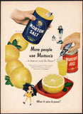 Vintage magazine ad MORTON SALT 1950 Morton Salt girl with umbrella pictured