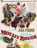 Vintage magazine ad MOULIN ROUGE movie 1953 full color Jose Ferrer Zsa Zsa Gabor