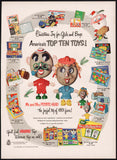 Vintage magazine ad MR and MRS POTATO HEAD 1953 Americas Top Ten Toys pictured