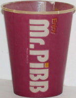 Vintage paper cup MR PIBB by Coca Cola 4oz size unused new old stock excellent++