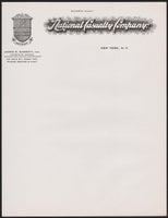 Vintage letterhead NATIONAL CASUALTY COMPANY New York NY James Garrett WG Curtis