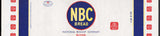 Vintage bread wrapper NBC BREAD Nabisco National Biscuit dated 1938 unused n-mint