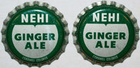 Soda pop bottle caps Lot of 25 NEHI GINGER ALE plastic lined unused new old stock