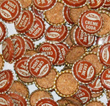 Soda pop bottle caps Lot of 25 NESBITTS CREME SODA cork lined new old stock