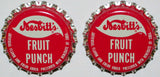 Soda pop bottle caps Lot of 100 NESBITTS FRUIT PUNCH cork lined new old stock