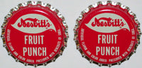 Soda pop bottle caps Lot of 12 NESBITTS FRUIT PUNCH cork lined new old stock