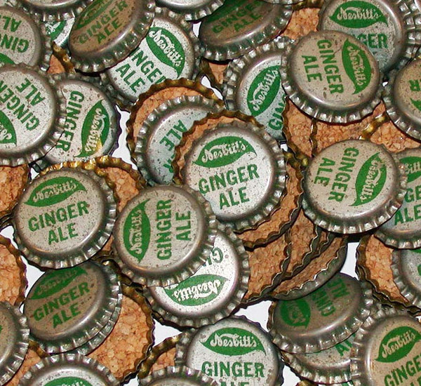Soda pop bottle caps Lot of 12 NESBITTS GINGER ALE #1 cork lined new old stock