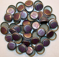 Soda pop bottle caps Lot of 100 NESBITTS GRAPE #2 plastic lined new old stock