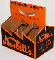 Vintage soda pop bottle carton NESBITTS Happy Homes Have new old stock n-mint