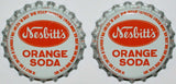 Soda pop bottle caps Lot of 100 NESBITTS ORANGE cork lined unused new old stock