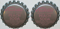 Soda pop bottle caps Lot of 25 NESBITTS PEACH plastic lined unused new old stock