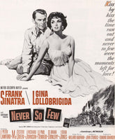 Vintage magazine ad NEVER SO FEW movie 1960 Frank Sinatra and Gina Lollobrigida