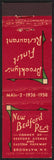 Vintage matchbook cover NEW BEDFORD REST Restaurant from Brooklyn New York