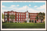 Vintage postcard NEWMAN MEMORIAL HOSPITAL Emporia Kansas linen type unused
