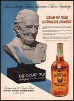 Vintage magazine ad OLD GRAND DAD KENTUCKY STRAIGHT BOURBON WHISKEY from 1940
