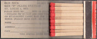Vintage full matchbook OLD NICK and BIT-O-HONEY candy bar Paring Knives pictured