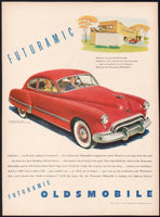 Vintage magazine ad OLDSMOBILE AUTOMOBILE 1948 Futuramic with Hydra matic drive