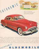 Vintage magazine ad OLDSMOBILE AUTOMOBILE 1948 Futuramic with Hydra matic drive
