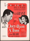 Vintage magazine ad ONCE UPON A TIME movie from 1944 Cary Grant and Janet Blair