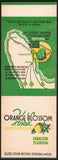 Vintage matchbook cover ORANGE BLOSSOM HOTEL Sarasota Florida salesman sample