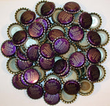 Soda pop bottle caps Lot of 100 ORCHARD GRAPE plastic lined unused new old stock