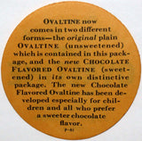 Vintage tin OVALTINE Hospital Size 4lbs Wander Company Chicago dated 1939 RARE