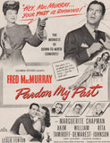 Vintage magazine ad PARDON MY PAST movie 1945 Fred MacMurray Marguerite Chapman