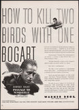 Vintage magazine ad PASSAGE TO MARSEILLE movie from 1944 with Humphrey Bogart