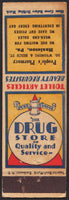 Vintage matchbook cover PEOPLES PHARMACY Hazleton PA early Imprint Book Match