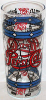 Vintage glass PEPSI COLA 75th Anniversary 1973 Tulsa Oklahoma unused n-mint+
