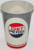 Vintage paper cup PEPSI DIET PEPSI Taste that beats the other cold slogan 7oz