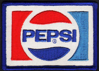 Vintage uniform patch PEPSI soda pop bookend logo medium new old stock n-mint+