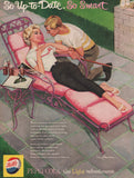 Vintage magazine ad PEPSI COLA from 1959 So Up to Date man woman Roy Besser art