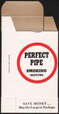 Vintage box PERFECT PIPE Seroy Tobacco St Louis Missouri new old stock n-mint empty