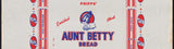 Vintage bread wrapper PHIPPS AUNT BETTY woman pictured 1948 Weatherford Texas n-mint