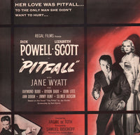Vintage magazine ad PITFALL movie from 1948 with Dick Powell and Lizabeth Scott