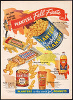 Vintage magazine ad PLANTERS FALL FIESTA 1953 Mr Peanut and nut products pictured