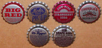 Vintage soda pop bottle caps 12 DIFFERENT plastic lined mix #11 new old stock