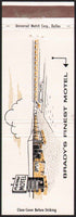 Vintage matchbook cover PLATEAU MOTEL full length motel pictured Brady Texas