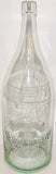 Vintage soda pop bottle PONCE DeLEON WATER huge embossed blob top Grand Rapids
