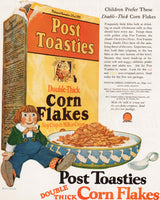 Vintage magazine ad POST TOASTIES Corn Flakes 1925 Raggedy Andy Fletcher art
