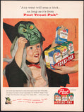 Vintage magazine ad POST CEREAL TREAT PAK 1958 Dick Sargent Halloween artwork