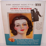 Vintage sign PRINCESS PAT ROUGE woman pictured James J Walker Lowes Theatre